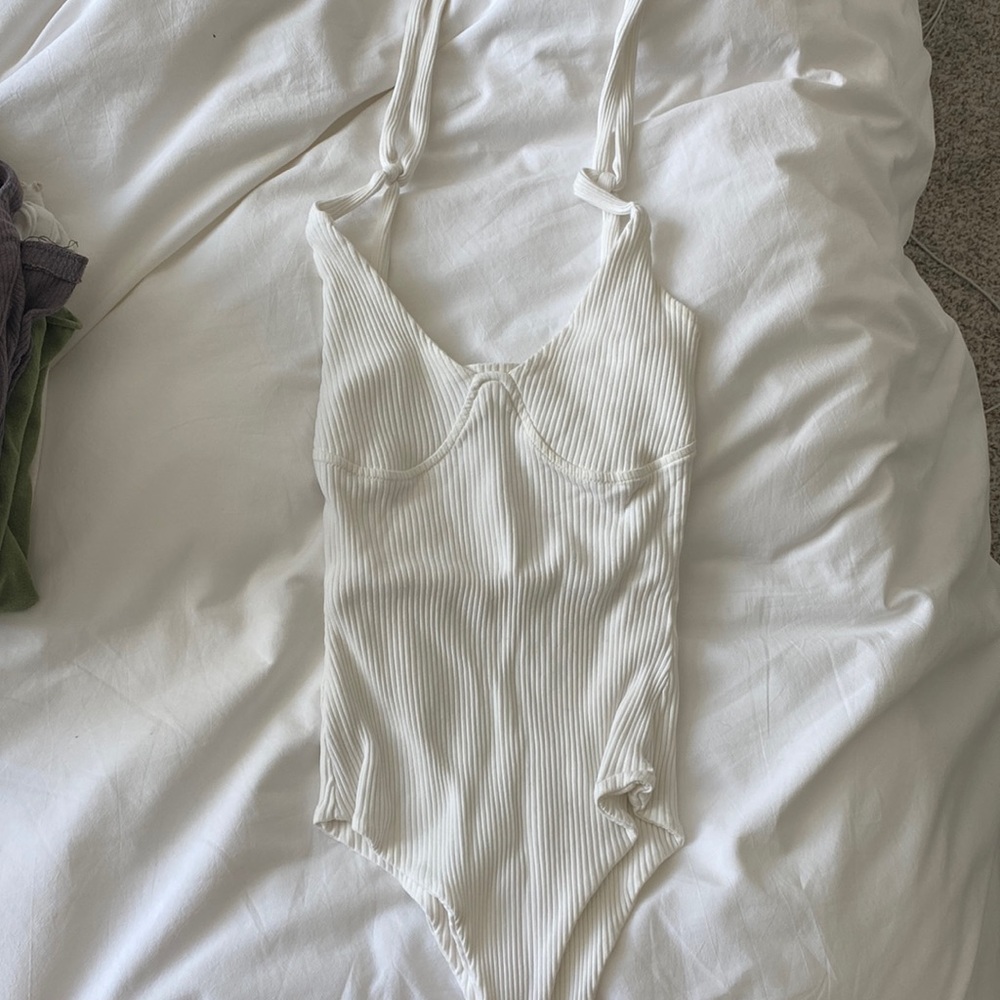 Brand new white cotton bodysuit
